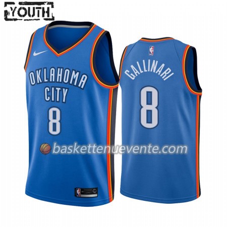 Maillot Basket Oklahoma City Thunder Danilo Gallinari 8 2019-20 Nike Icon Edition Swingman - Enfant